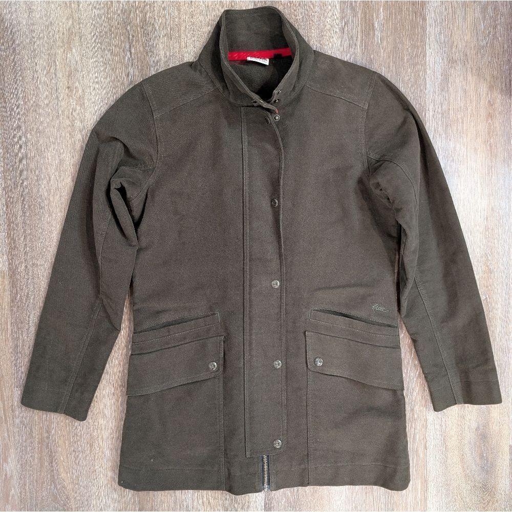 Kavu Brown Cotton Utility Chore Coat Sz S